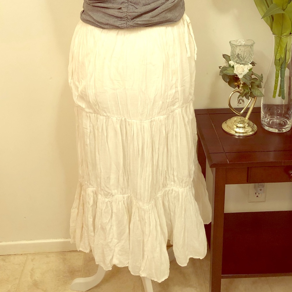 White Maxi Skirt